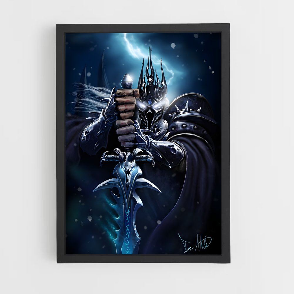 Poster Le Roi Liche – affiche World of Warcraft (vue 2)